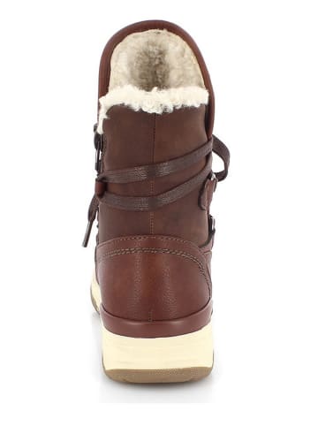 Kimberfeel Botki zimowe "Shaina" w kolorze brązowym
