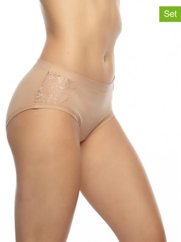 COTONELLA 2er-Set: Pantys in Beige