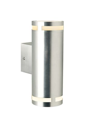 Nordlux Buitenwandlamp "Can Maxi" zilverkleurig - (B)12,5 x (H)23 cm