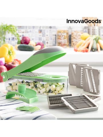 InnovaGoods Krajalnica 7w1 w kolorze zielonym - 27,5 x 11,5 x 8,5 cm