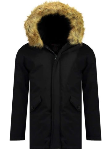 Geographical Norway Kurtka zimowa "Bagway" w kolorze czarnym