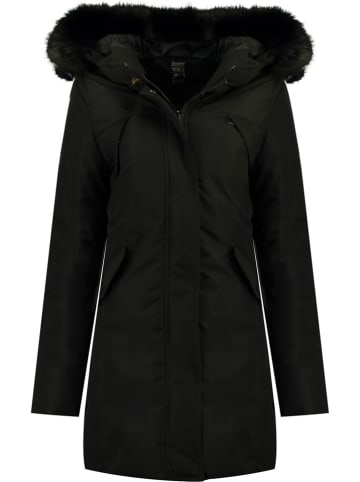 Geographical Norway Wintermantel "Cherifa" in Schwarz