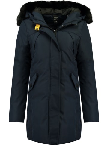 Geographical Norway Wintermantel "Cherifa" donkerblauw