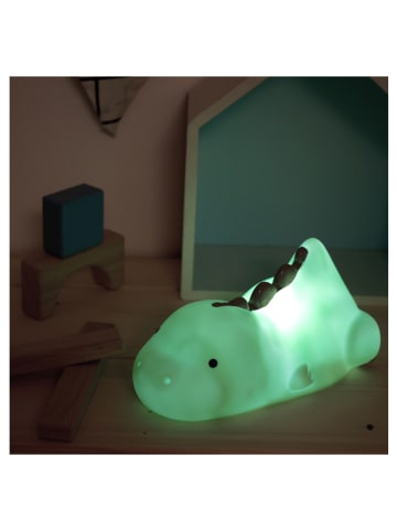 Reer Lampka nocna LED "Lumilu Lazy Friends - Dino" w kolorze zielonym - wys. 9 cm