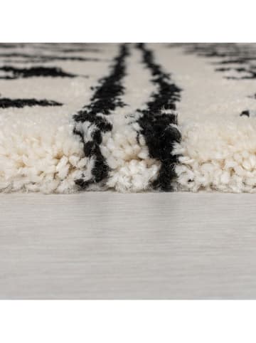 Flair Rugs Teppich in Creme/ Schwarz
