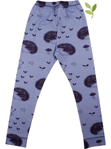 Walkiddy Legginsy w kolorze  niebiesko-czarnym