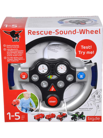 BIG Kierownica w kolorze srebrno-czarnym - 12 m+