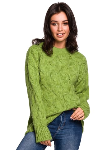 Be Wear Sweter w kolorze zielonym