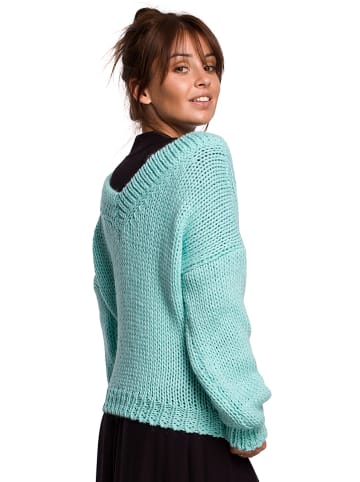 Be Wear Sweter w kolorze miętowym