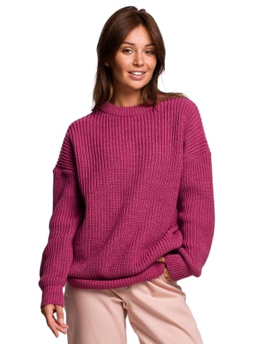 Be Wear Sweter w kolorze różowym