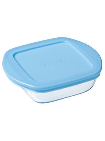 Pyrex Pojemniki (7 szt.) "My first Pyrex" w kolorze błękitnym - 350 ml