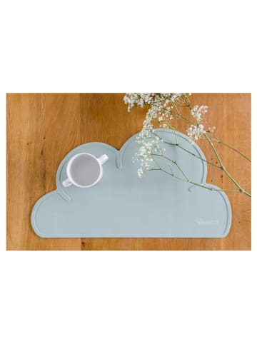Kindsgut 2-delige set: placemats "Wolk" lichtblauw - (L)49 x (B)27 cm