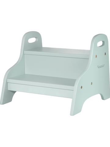 Kindsgut Hocker in Hellblau - (B)40 x (H)33 x (T)37 cm