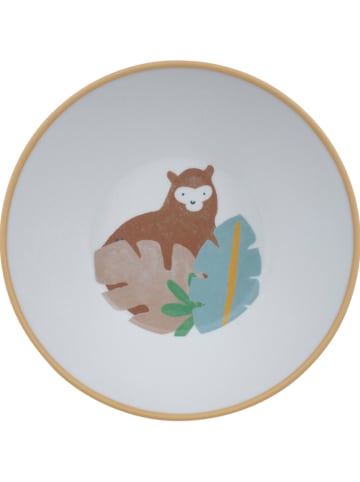 Sebra Schale "Wildlife" in Weiß/ Hellbraun - (H)6 x Ø 15,5 cm