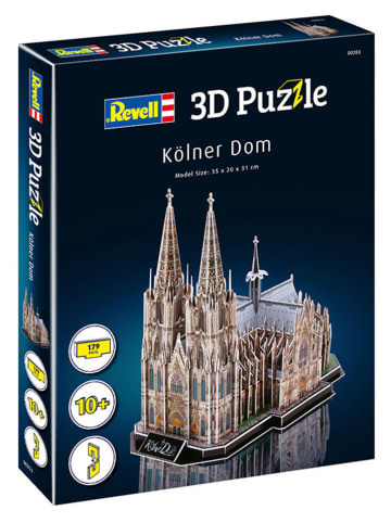 Revell 179-delige 3D-puzzel "Kölner Dom" - vanaf 10 jaar