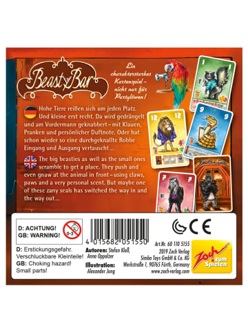 Noris Kartenspiel "Beasty Bar" - ab 8 Jahren