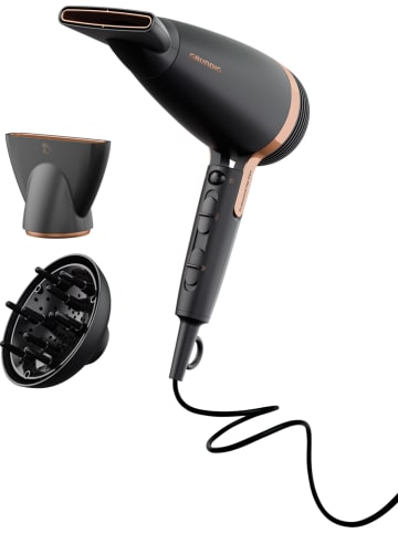 GRUNDIG Suszarka "NaturaShine" w kolorze czarnym