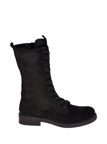 Moosefield Leder-Boots in Schwarz