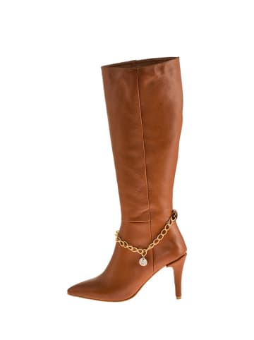 Moosefield Leder-Stiefel in Hellbraun