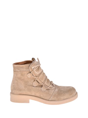 Moosefield Leren boots beige