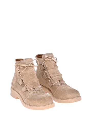 Moosefield Leder-Boots in Beige