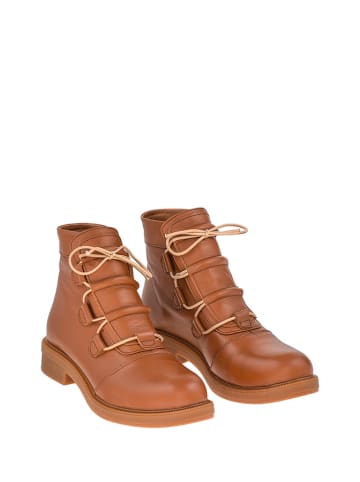 Moosefield Leder-Boots in Hellbraun