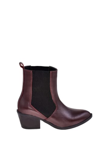 Moosefield Leren chelseaboots bordeaux
