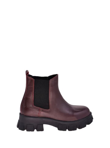 Moosefield Leren chelseaboots bruin