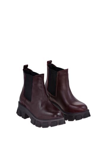 Moosefield Leren chelseaboots bruin