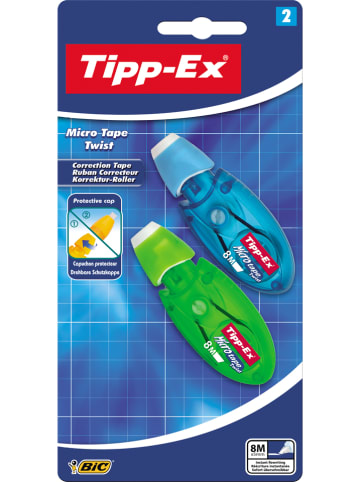 TippEx Korrekturroller "Tipp-Ex Micro - Tape Twist" - 2 Stück à 8 m