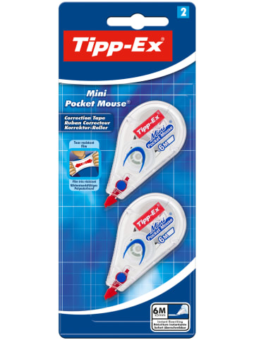 TippEx Correctieroller "Tipp-Ex Mini - Pocket Mouse" - 2 stuks