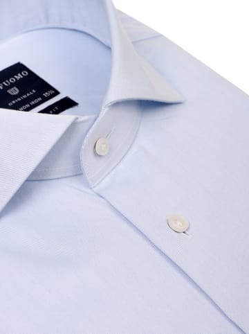 PROFUOMO Blouse - slim fit - lichtblauw