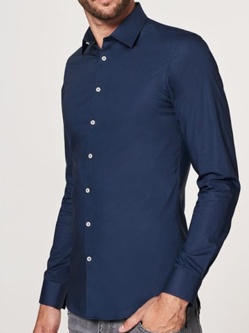 PROFUOMO Hemd - Super Slim fit - in Dunkelblau