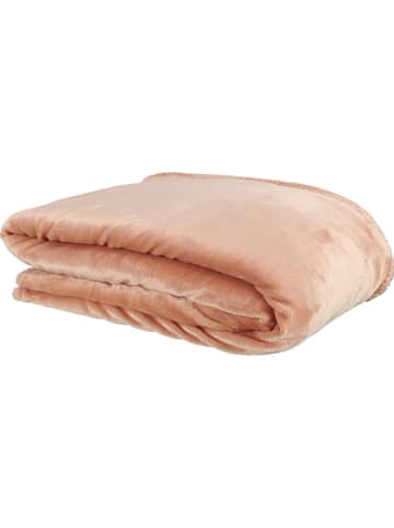 Ethnical Life Flanell-Plaid in Rosa - (L)200 x (B)140 cm