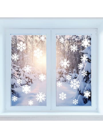 Ambiance Fenstersticker "Electrostatic Flakes"