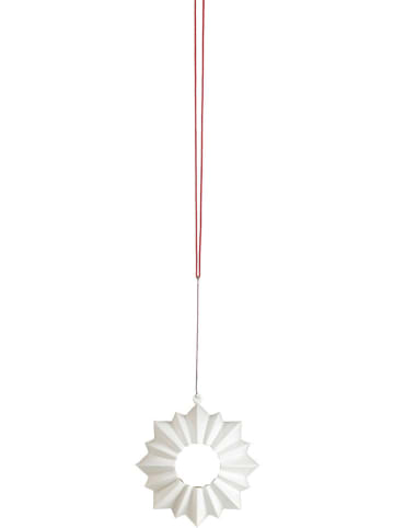 Kähler Decoratieve hanger "Stella" wit - Ø 13,5 cm