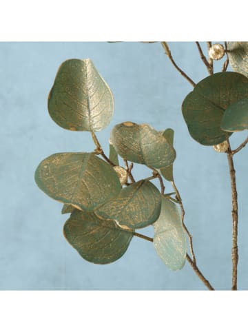 Boltze Dekoracyjna gałązka "Eukalyptus" w kolorze zielonym - 30 x 82 cm