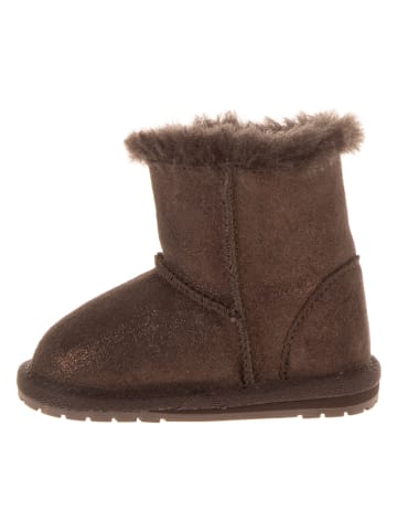 EMU Leder-Winterboots "Toddle" in Anthrazit