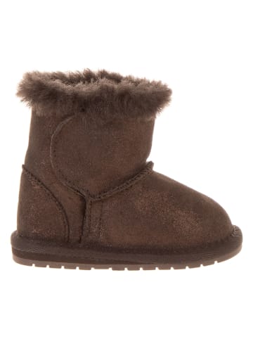 EMU Leder-Winterboots "Toddle" in Anthrazit