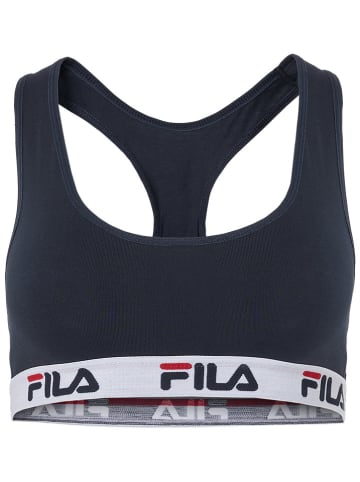 Fila Biustonosz sportowy w kolorze ciemnoniebieskim