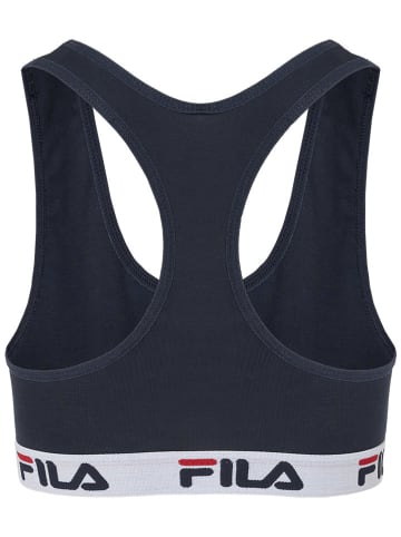 Fila Biustonosz sportowy w kolorze ciemnoniebieskim