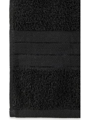Good Morning 4-delige set: handdoeken zwart