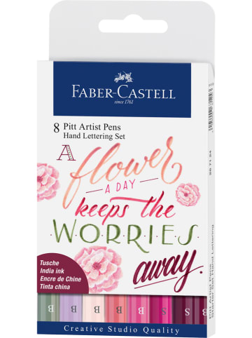 Faber-Castell Inktstiften "Pitt Artist" - 8 stuks