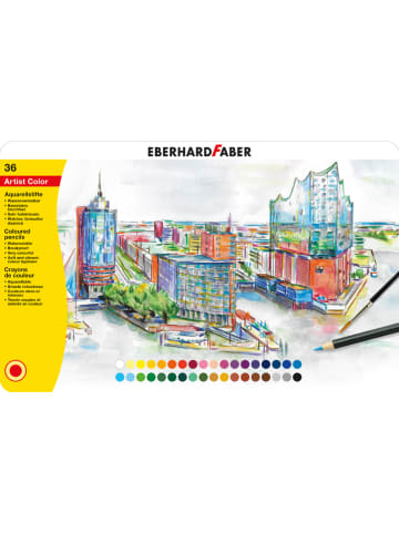 Eberhard Faber Kredki akwarelowe (36 szt.) "Artist Color"