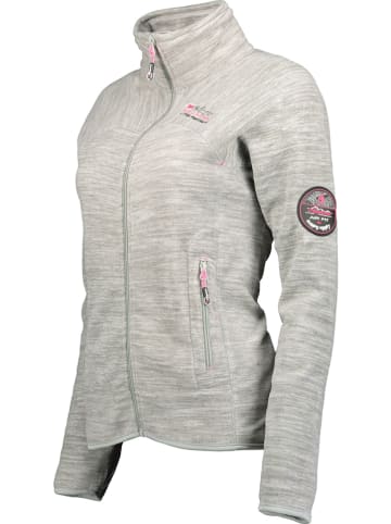 ANAPURNA Fleecejacke in Creme/ Weiß/ Grau
