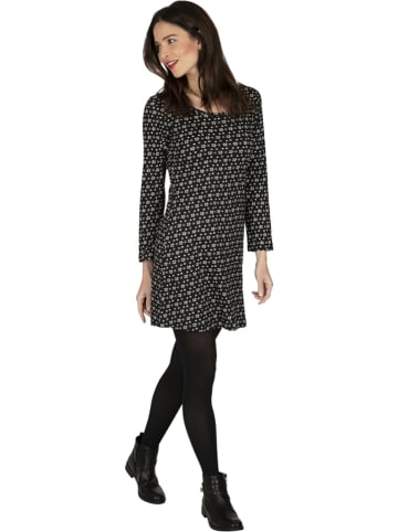 Aller Simplement Kleid in Schwarz/ Creme