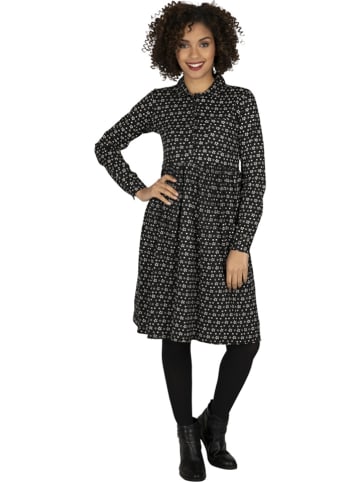 Aller Simplement Kleid in Schwarz/ Creme