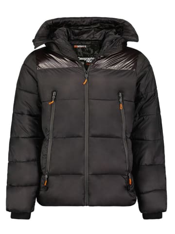 Geographical Norway Kurtka zimowa "Bayou" w kolorze czarnym