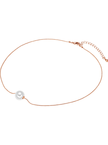Yamato Pearls Rosévergold. Halskette mit Perle - (L)42 cm