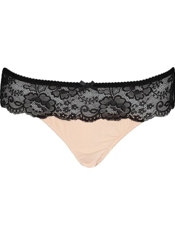 LASCANA String in Schwarz/ Nude